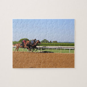 Horse racing jigsaw puzzle