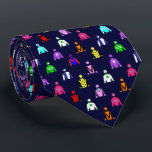 Horse Racing Jockey Silks Tie<br><div class="desc">If you love horse racing then you'll adore this fun tie printed with a pattern of jockey silks. Multi-coloured jockey outfits printed on a dark blue background (you can change the background colour to whatever colour you wish - just click Customise).</div>