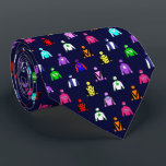 Horse Racing Jockey Silks Tie<br><div class="desc">If you love horse racing then you'll adore this fun tie printed with a pattern of jockey silks. Multi-coloured jockey outfits printed on a dark blue background (you can change the background colour to whatever colour you wish - just click Customise).</div>