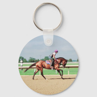 Horse Racing Key Ring