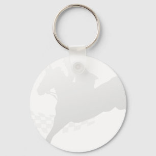 Horse Racing Key Ring