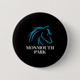 Horse Racing Monmouth Park Oceanrt New Jersey Hors 6 Cm Round Badge