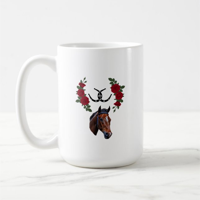Horse Racing Mug (Left)