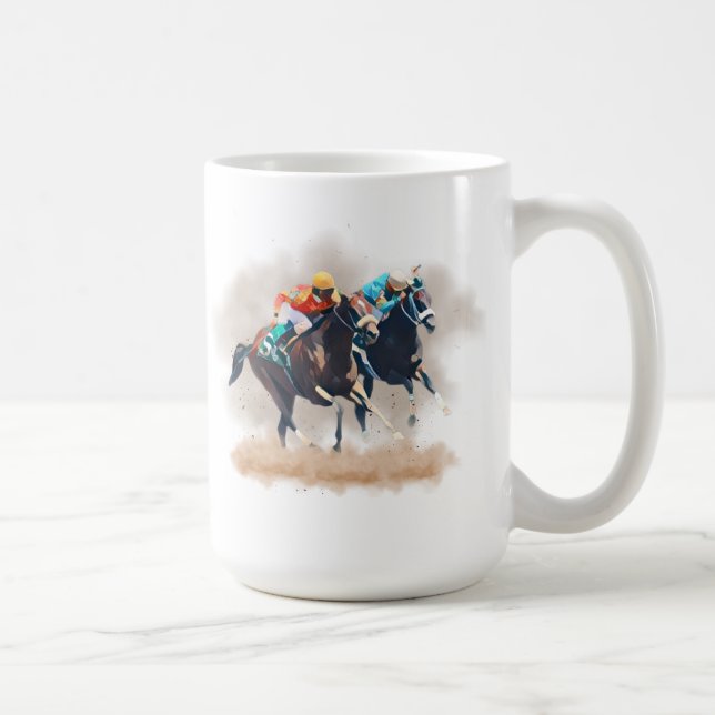 Horse Racing Mug (Right)