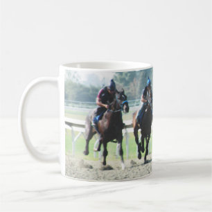 Horse racing mug