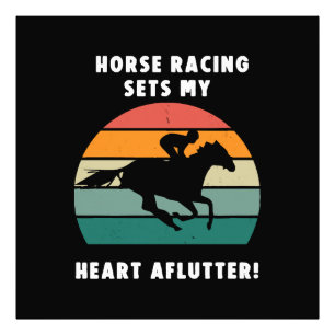 Horse Racing Photo Print