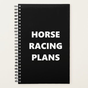 Horse Racing Planner Sports Horse Racing Plans