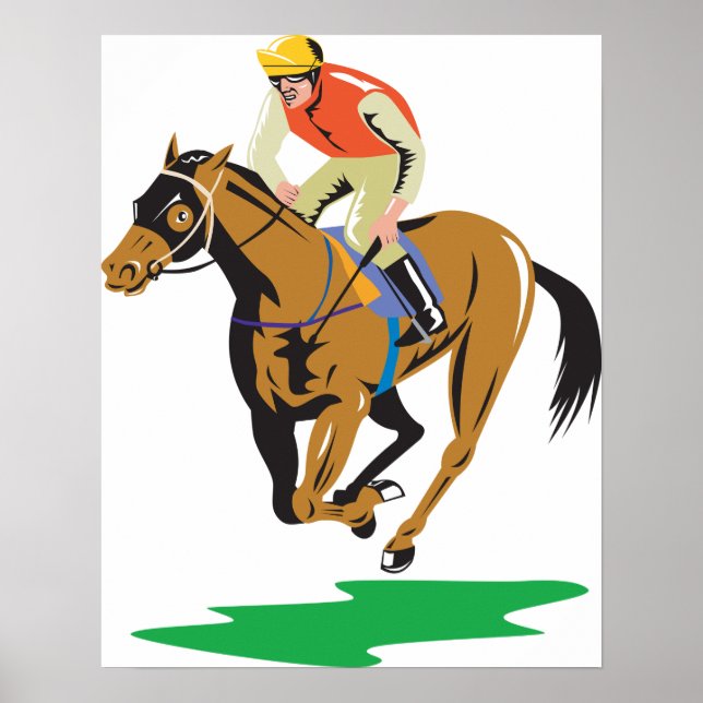 Horse Racing Poster (Front)