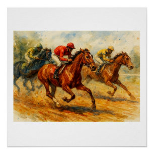 Horse Racing, Poster