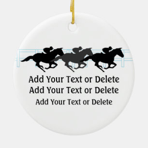 Horse Racing - SRF Ceramic Ornament