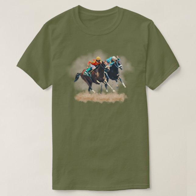 Horse Racing T-Shirt (Design Front)