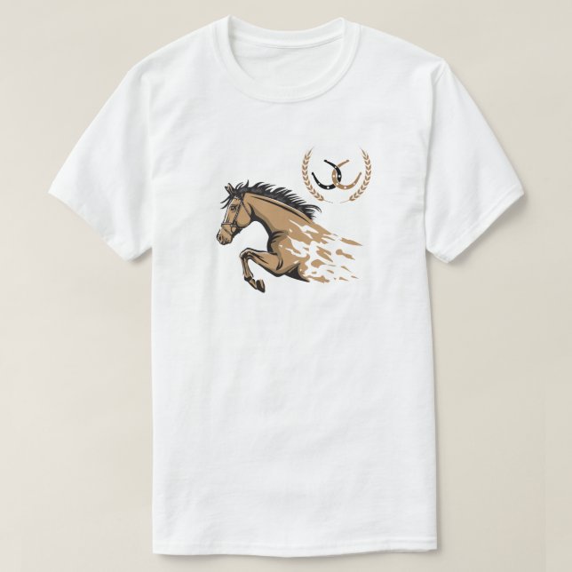Horse Racing T-Shirt (Design Front)