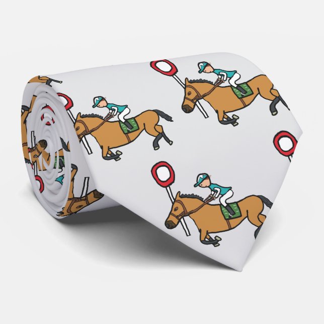 Horse Racing Tie (Rolled)