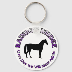 HORSE RAINBOW BRIDGE KEYCHAIN