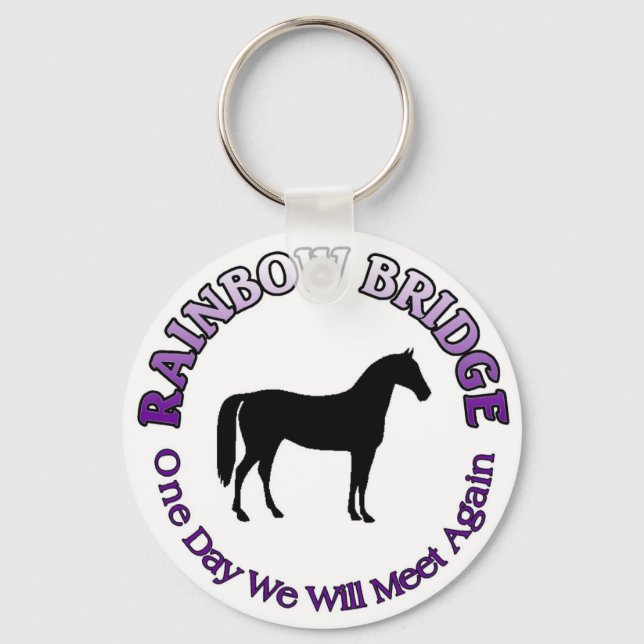 HORSE RAINBOW BRIDGE KEYCHAIN (Front)