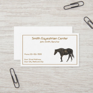 Horse Ranch Business Card