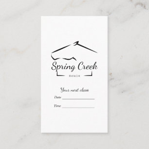 Horse Ranch   Horse Farm Appointment Card