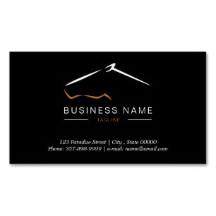 Horse Ranch   Horse Farm Magnetic Business Card