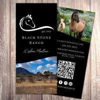 Horse ranch logo equestrian branding address