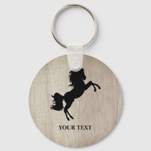 Horse Rearing Equestrian Training Key Ring