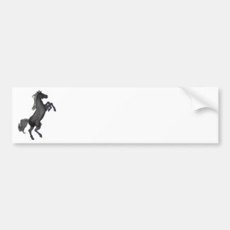 Horse Rearing Facing The Right Bumper Sticker
