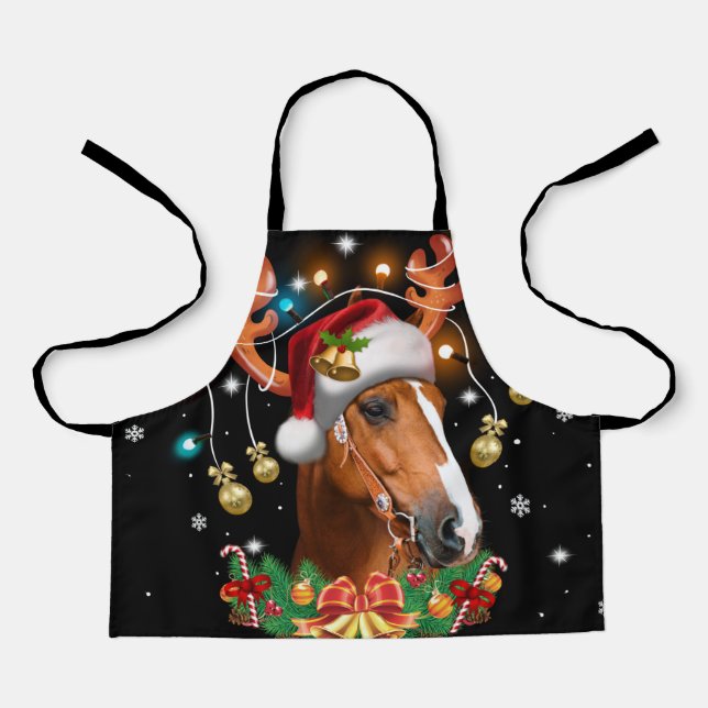 Horse Reindeer Apron (Front)