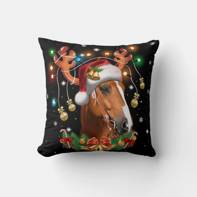 Horse Reindeer Cushion (Front)