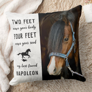 Horse Remembrance Personalised Equine Memorial Cushion