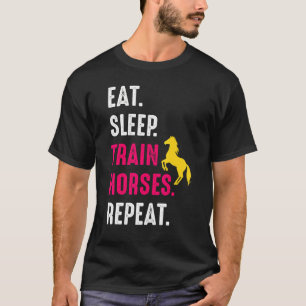 Horse Repeat Equestrian Farm Unisex T-Shirt