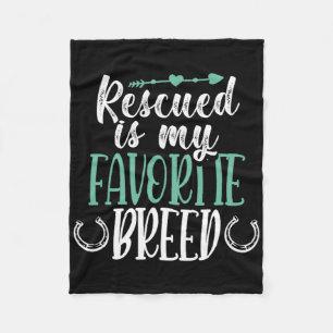 Horse Rescue Shirt Horseback Rider Adopt Horses Ho Fleece Blanket