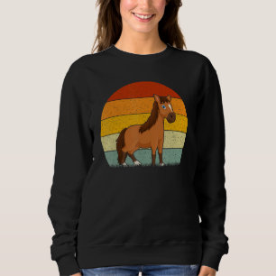 Horse  Retro Style Vintage Sweatshirt