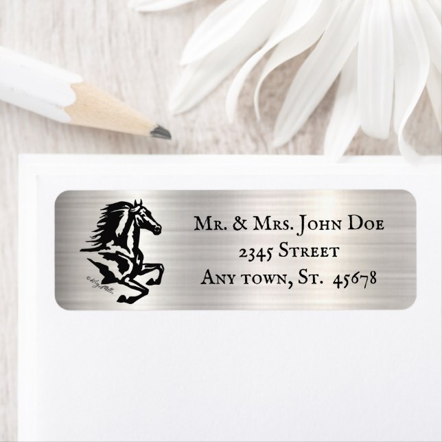 Horse Return Address Label (Insitu)