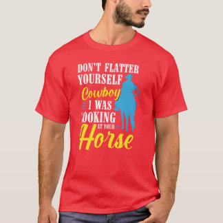 Horse Revolver Brave Freedom friends T-Shirt