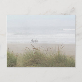 Horse Ride on the Beach Postcard