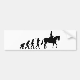 Horse Rider Bumper Sticker