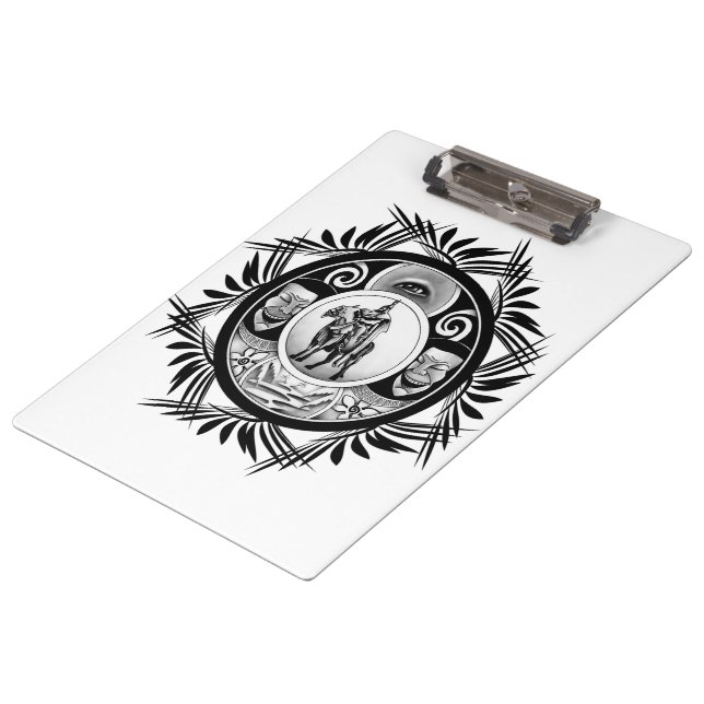 Horse Rider Drawing Clipboard (Angled)