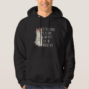Horse Rider Equerry Horse Feeding Horseback Ridi Hoodie