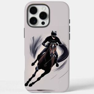 Horse Rider Galloping iPhone 16 Pro Max Case