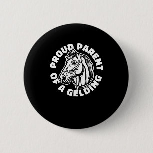 Horse Rider Gelding - Horseback Horse Riding 6 Cm Round Badge