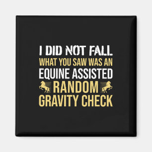 Horse Rider - Gravity Check - Horseback Riding Magnet