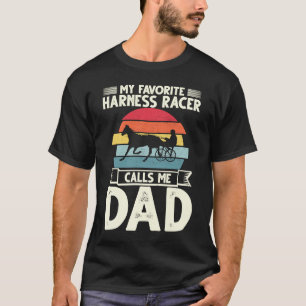 Horse rider Harness Racing apparel retro vintage E T-Shirt