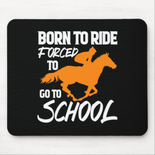 Horse Rider Horseback Riding Equestrian Cowboy Cow Mouse Pad