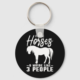 Horse Rider Horseback Riding Gift Horse  Key Ring