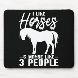 Horse Rider Horseback Riding Gift Horse  Mouse Pad