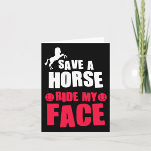 Horse Rider Horseback Riding Save A Horse Ride My Card