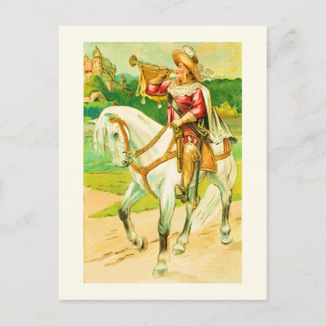 Horse rider postcard (Front)