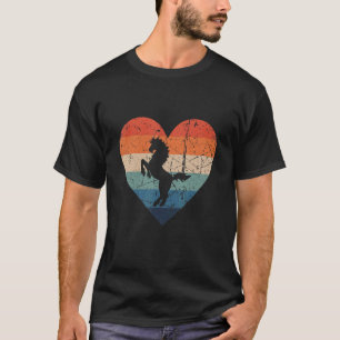 horse rider retro vintage 70s 60s hearth T-Shirt