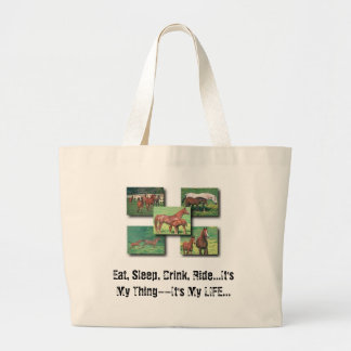 Horse Rider Tote Bag