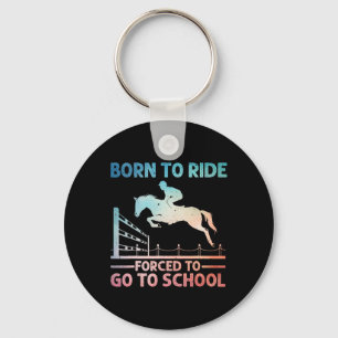 Horse Riding Art For Men Women Horseback Rider Equ Key Ring