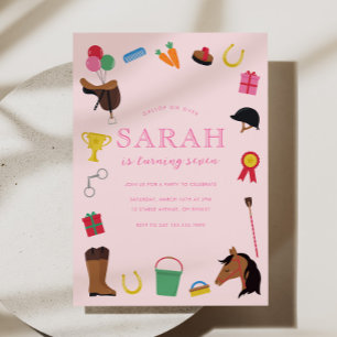 Horse Riding Birthday Party invitation